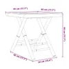 vidaXL Składany stolik ogrodowy 45x45x45 cm bambusowy Podgląd zdjęcia produktu 7
