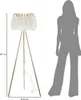 Lampa podłogowa Lampada 46 x 147 x 46 cm metal plastik Podgląd zdjęcia produktu 7