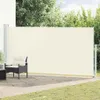 vidaXL Seitenmarkise Ausziehbar 180x514 cm Creme Produktbild-Vorschau 2
