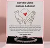 Auf die Liebe meines Lebens! - Armband mit kubischen Produktbild-Vorschau 1