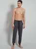 GÖTZBURG Herren Lange-Hose, Baumwolle, Single Jersey, grau, Produktbild-Vorschau 2