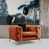 Hanah Home, Como- HLN1130, Orange, Bistrostühle, Rahmen: Produktbild-Vorschau 4