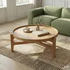 home24 Couchtisch - Echtholzfurnier - Eiche Produktbild-Vorschau 2