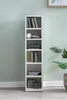 Design Bücherregal WL5.336 21x91x20cm mit 6 Fächern Weiß | Produktbild-Vorschau 12