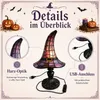 Gothic Tischlampe Hexenhut, dekoratives Nachtlicht aus Produktbild-Vorschau 3