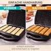 Sticks Waffeleisen mit Wechselplatten Masto Podgląd zdjęcia produktu 6