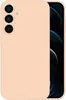A pink phone case is shown from the front, with the phone's camera array visible on the left side. Produktbild-Vorschau