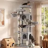 Arbre à gratter Feandrea, grand, avec des surfaces à Voir les images du produit 2