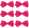 6er Set DonDon Herren Fliege 12 x 6 cm gebunden und Produktbild-Vorschau 1