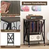 COSTWAY Support de platine vinyle, support à roulettes avec Voir les images du produit 4