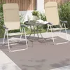 vidaXL Koberec PALMERAS Béžový 120 x 120 cm Polyester Náhľad obrázku produktu 3
