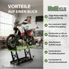 Motorradhebebühne hydraulisch 450 kg Extra-Breit 68 cm Produktbild-Vorschau 9