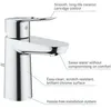 Robinet de lavabo monocommande Grohe BauLoop DN15 avec Voir les images du produit 17