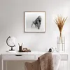 Gerahmtes Poster - Rahmen in heller Eiche - Orang-Utan Tier Produktbild-Vorschau 6