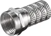 Goobay Aufdreh-F-Stecker 4,0 mm, Zink-Nickel, 20 mm, 100 Produktbild-Vorschau 1