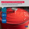 ELO Kirschrot Topf Gusseisen rund robust Induktion rot 26cm Produktbild-Vorschau 18