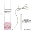 MAMOI balançoire enfant 3en1 avec ceinture de sécurité, Voir les images du produit 4