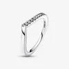 Pandora Timeless Wishbone Half Sparkling Ring 192394C01 Náhľad obrázku produktu 6