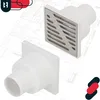 KOTARBAU® podlahový odtok 50 mm odtoková mriežka 100 x 100 Náhľad obrázku produktu 6