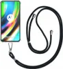 A transparent phone case with a black lanyard attached to a phone. Náhľad obrázku produktu