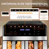 Doppelkammer-Heißluftfritteuse 2x5L, Airfryer 10L, Produktbild-Vorschau 7