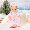 Baby Annabell Weihnachtskleid 43cm - rosa Puppenkleid mit Produktbild-Vorschau 3