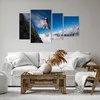 Bild auf Leinwand - Leinwandbild - Snowboard Winter Berg Produktbild-Vorschau 6