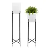 Set di 2 supporti per vasi da fiori con vaso incluso - Anteprima dell’immagine prodotto 1