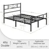 Yaheetech Bettrahmen Metallbett für 140 x 200 cm Matratze Produktbild-Vorschau 7