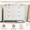 GOPLUS Kommode mit 6 Schubladen, Schubladenschrank mit Produktbild-Vorschau 2