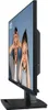 A side view of a computer monitor on a stand, displaying an image of two people with distorted faces. Produktbild-Vorschau