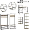 Schreibtisch Vicco Fyrk Eiche rustikal 120 x 40 cm, Model Produktbild-Vorschau 9