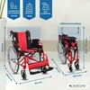 Mobiclinic Rollstuhl faltbar Klapprollstuhl für ältere und Produktbild-Vorschau 3