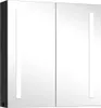 vidaXL Armadio a specchio LED per il bagno 62x14x60 cm Anteprima dell’immagine prodotto 1