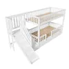 STILVORA Etagenbett 90x200cm Jugendbett mit Rutsche und Produktbild-Vorschau 6