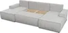 A U-shaped sectional sofa with storage compartments visible in the center. Anteprima dell’immagine prodotto