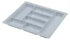 Range-couverts pour tiroir de 60 cm Plastique gris argenté Voir les images du produit 1