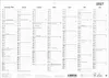 Calendario da tavolo in bianco e nero A4 2027 Anteprima dell’immagine prodotto 2
