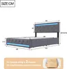 ProximaX Polsterbett 180x200cm mit Ladefunktion, LED und Produktbild-Vorschau 7