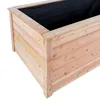 Modernes Hochbeet Höhe 73 cm mit Handlauf aus Lärchenholz Produktbild-Vorschau 3