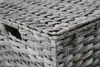 Kobolo Wäschebehälter mit Rollen aus grauem Polyrattan - Produktbild-Vorschau 3