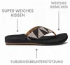 Reef Spring Woven toe separator for women, Farba:Black, Náhľad obrázku produktu 5