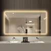 MODFU Rahmenloser Badspiegel mit LED,Badezimmerspiegel mit Produktbild-Vorschau 3