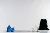 Scacchi Staunton 6, plastica (re 95 mm) - blu Anteprima dell’immagine prodotto 2