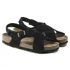 Birkenstock Tulum Wildleder Damen Sandalen Black Narrow-fit Produktbild-Vorschau 4