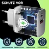 2er-Set Dual 25Watt USB Ladegerät, 1x USB-C und USB-A, PD- Produktbild-Vorschau 2