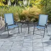2er Set Gartenstuhl klappbar, Klappstuhl Hochlehner Produktbild-Vorschau 8