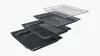 Siemens iQ300, Einbau-Backofen mit Dampfunterstützung, 60 x 60 cm, Edelstahl HR532GBS3 Backblech und Gitter Produktbild-Vorschau