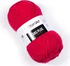 A ball of red yarn on a white background. Produktbild-Vorschau