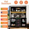 Moderní kuchyňská skříňka s LED osvětlením, vysoká skříň do Náhled obrázku produktu 3
